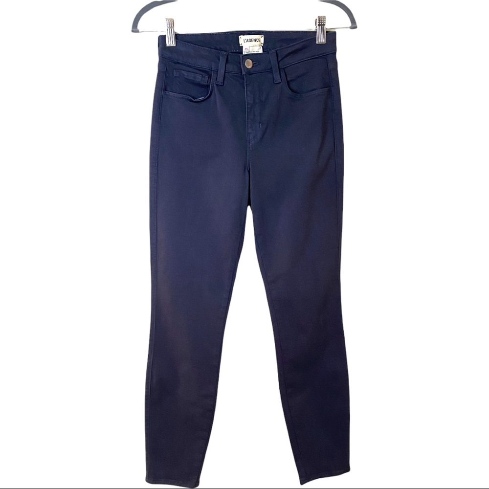 L'AGENCE Margot High Rise Skinny Jean in Stingray NWOT (25) - Picture 5 of 14